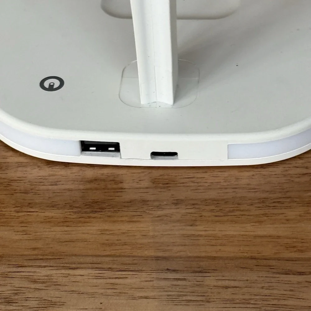 2 PACK‎ - 3 IN 1 WIRELESS CHARGING STATION YM-UD22 CHARGING CHARGER NIGHT LIGHT